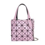 European and American trends are exquisite and compact solid color patchwork handbags